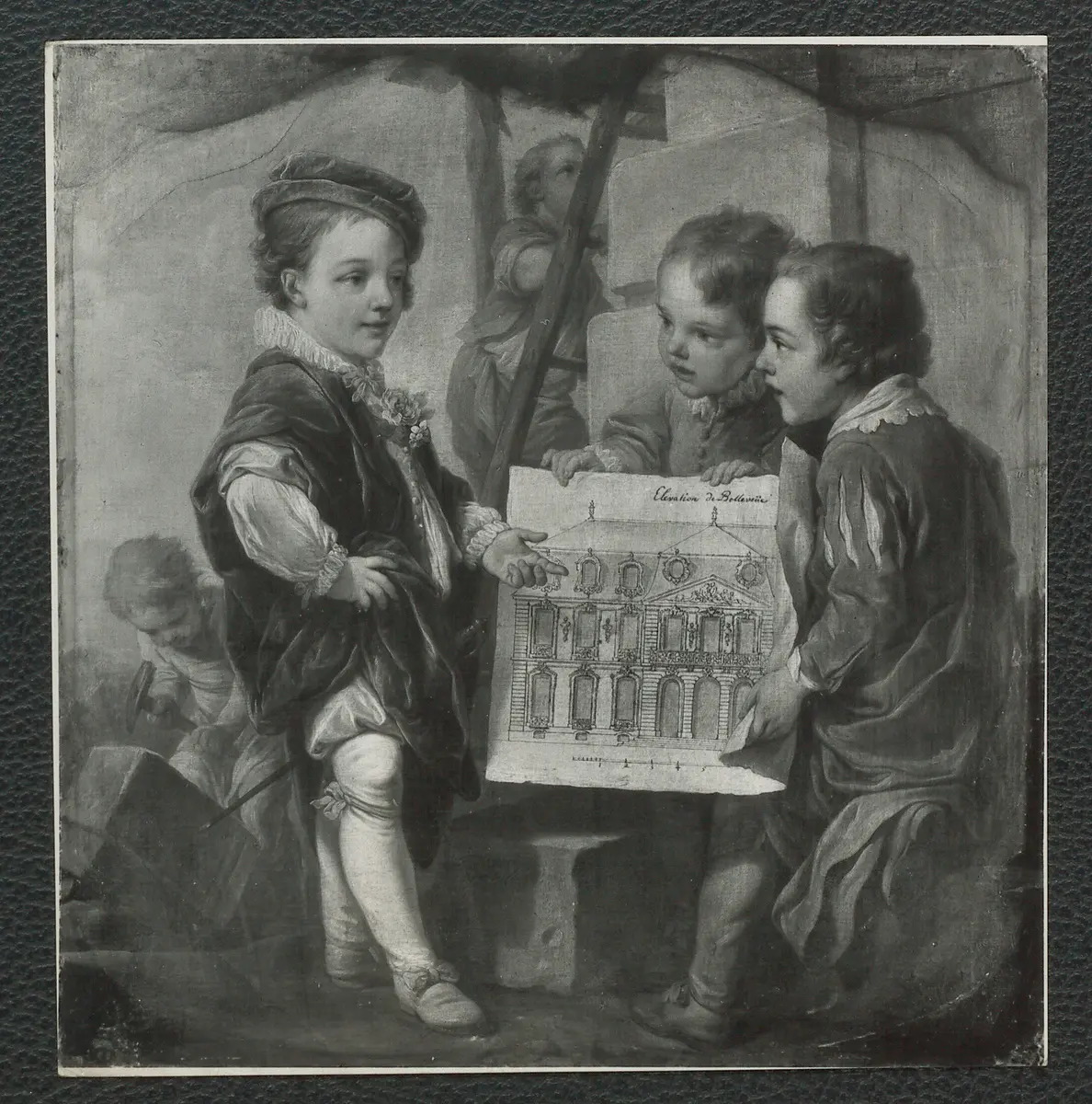 Carl van Loo: Allegorisches Gemälde darstellend 