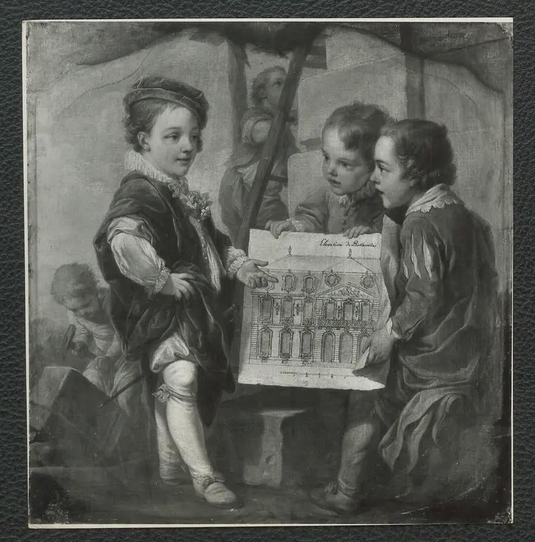 Carl van Loo: Allegorisches Gemälde darstellend