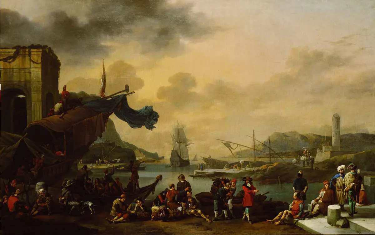 Italienischer Seehafen