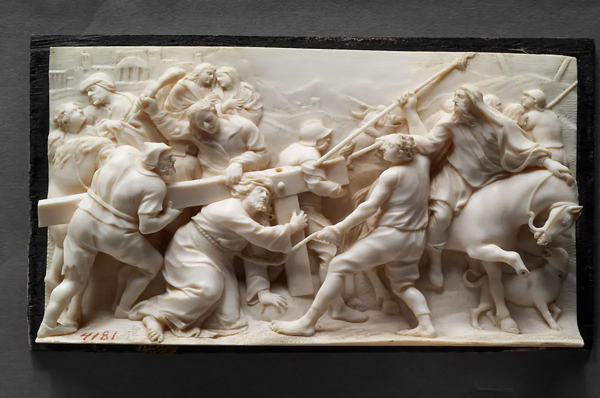 Christus fällt unter dem Kreuz