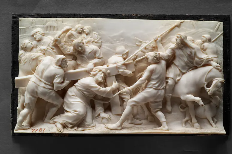 Christus fällt unter dem Kreuz