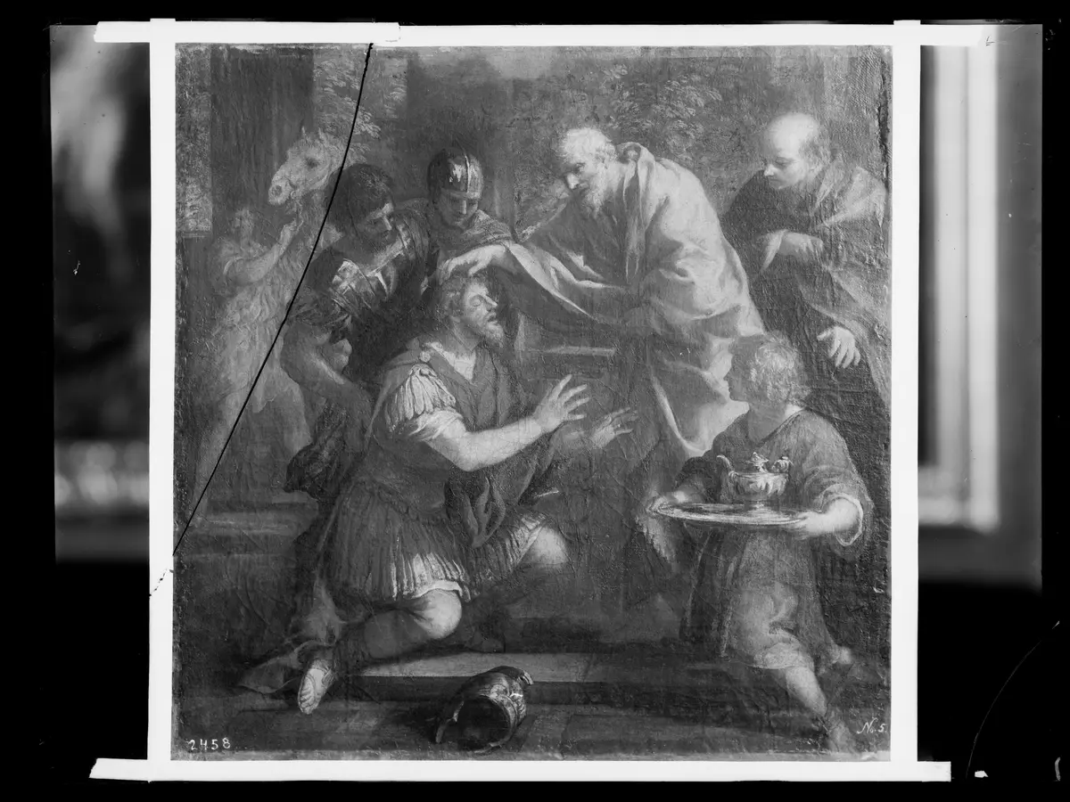 Paulus erhält durch Ananias sein Augenlicht wieder
