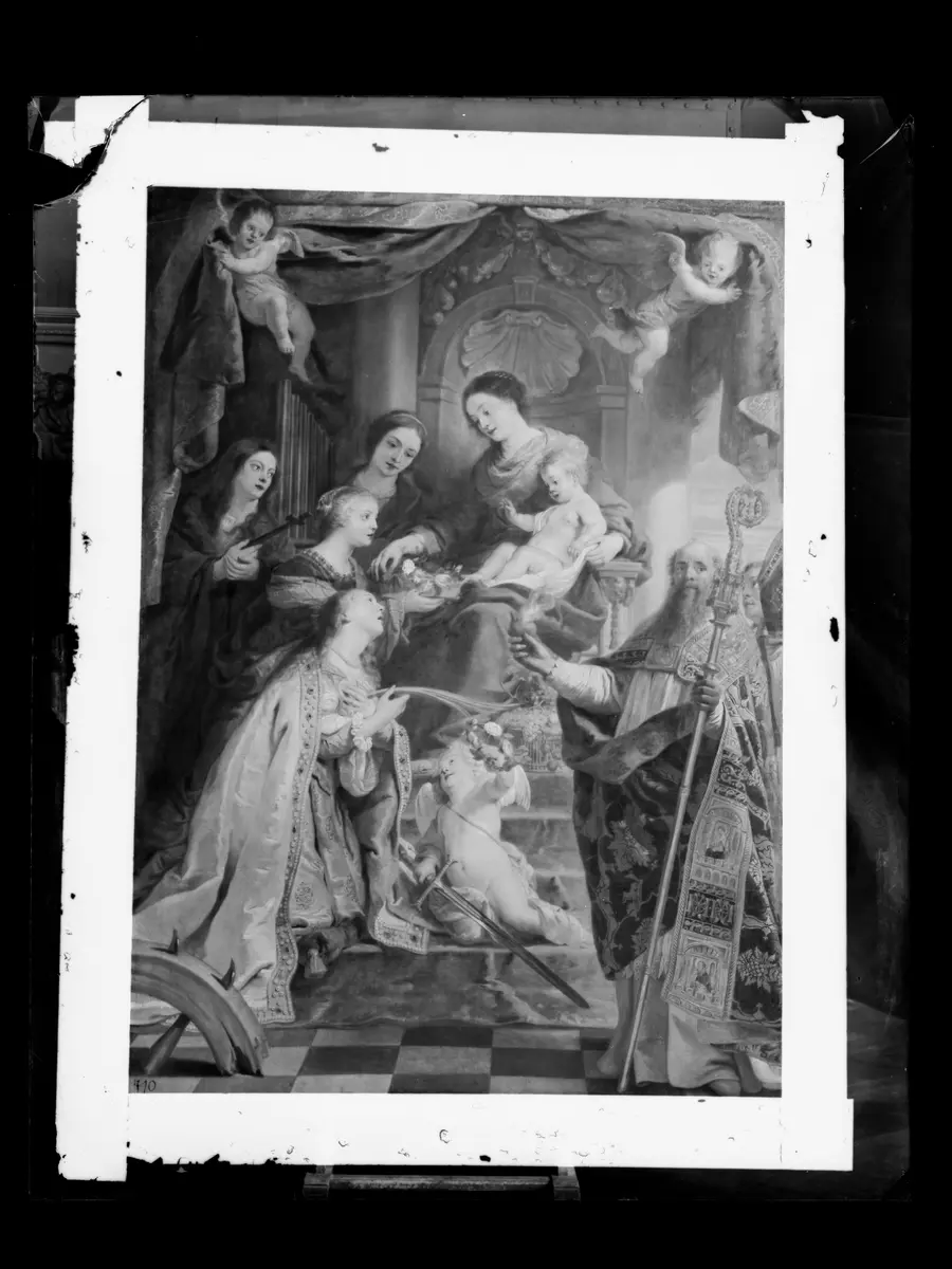Maria mit Kind und den Hll. Maria Magdalena, Cäcilia, Dorothea, Katharina und Augustinus