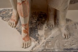 Gruppenstandbild des Hetep-seschat und einer Frau