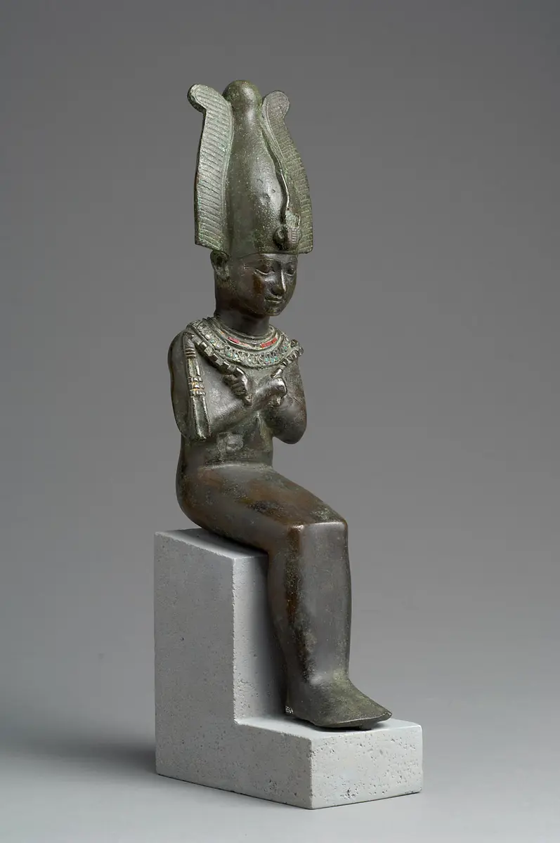 Sitzender Gott Osiris
