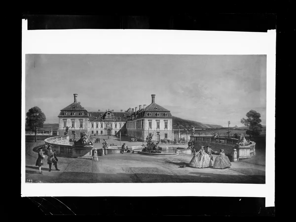 Das kaiserliche Lustschloß Schloss Hof, Ehrenhofseite