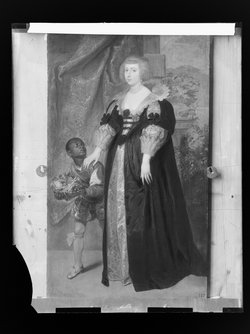 Die Prinzessin von Thalsburg mit einem Mohrenknaben