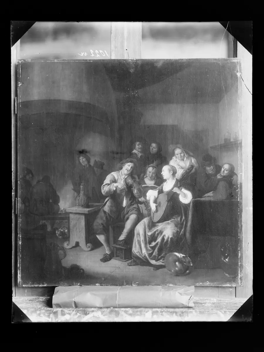 Musizierende Bauerngesellschaft