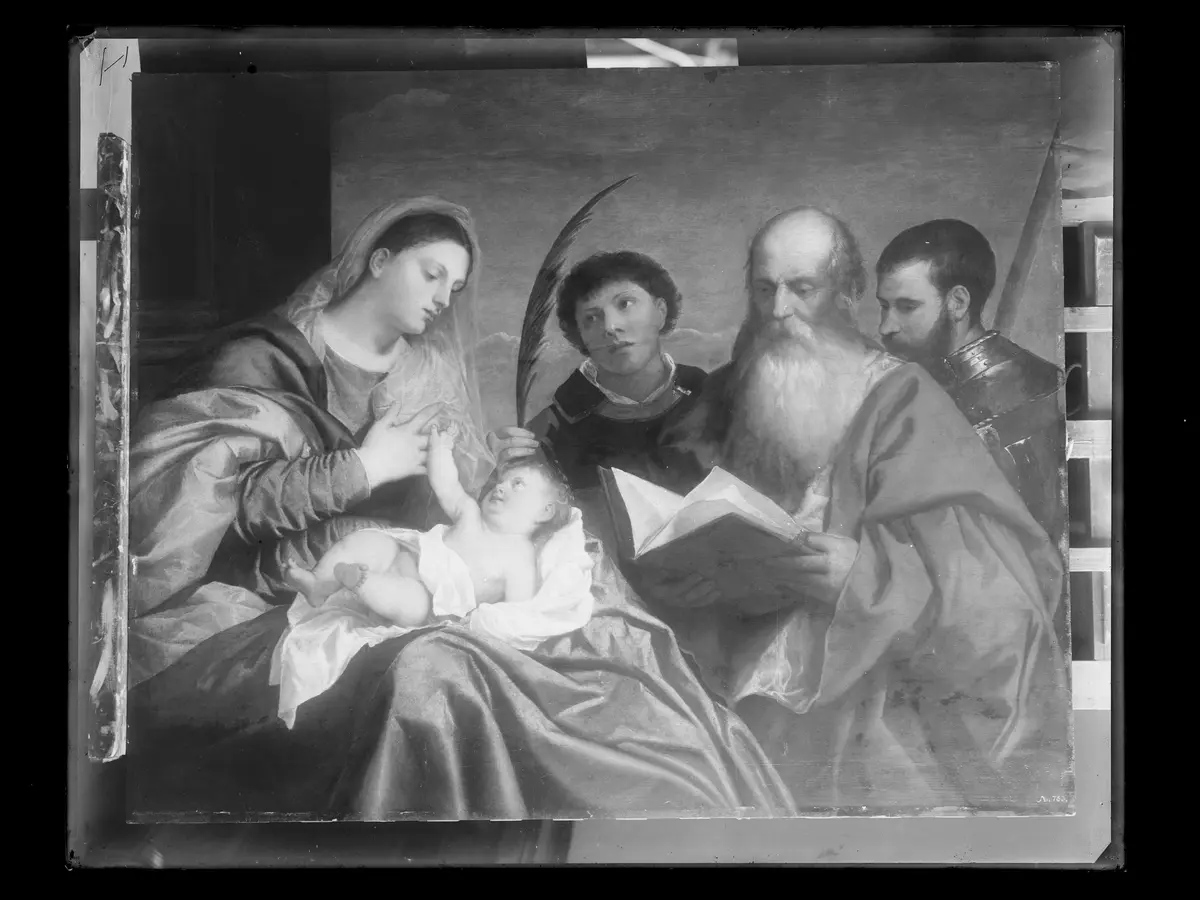 Maria mit Kind und den hll. Stephanus, Hieronymus und Mauritius