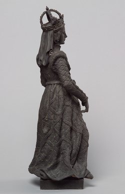 Gertrud (Anna) von Hohenberg, Terracotta, Statue, Statuette