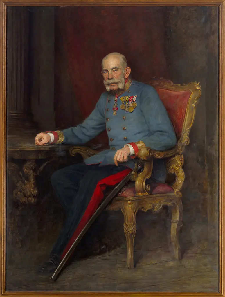 Kaiser Franz Joseph I. (1830-1916) sitzend