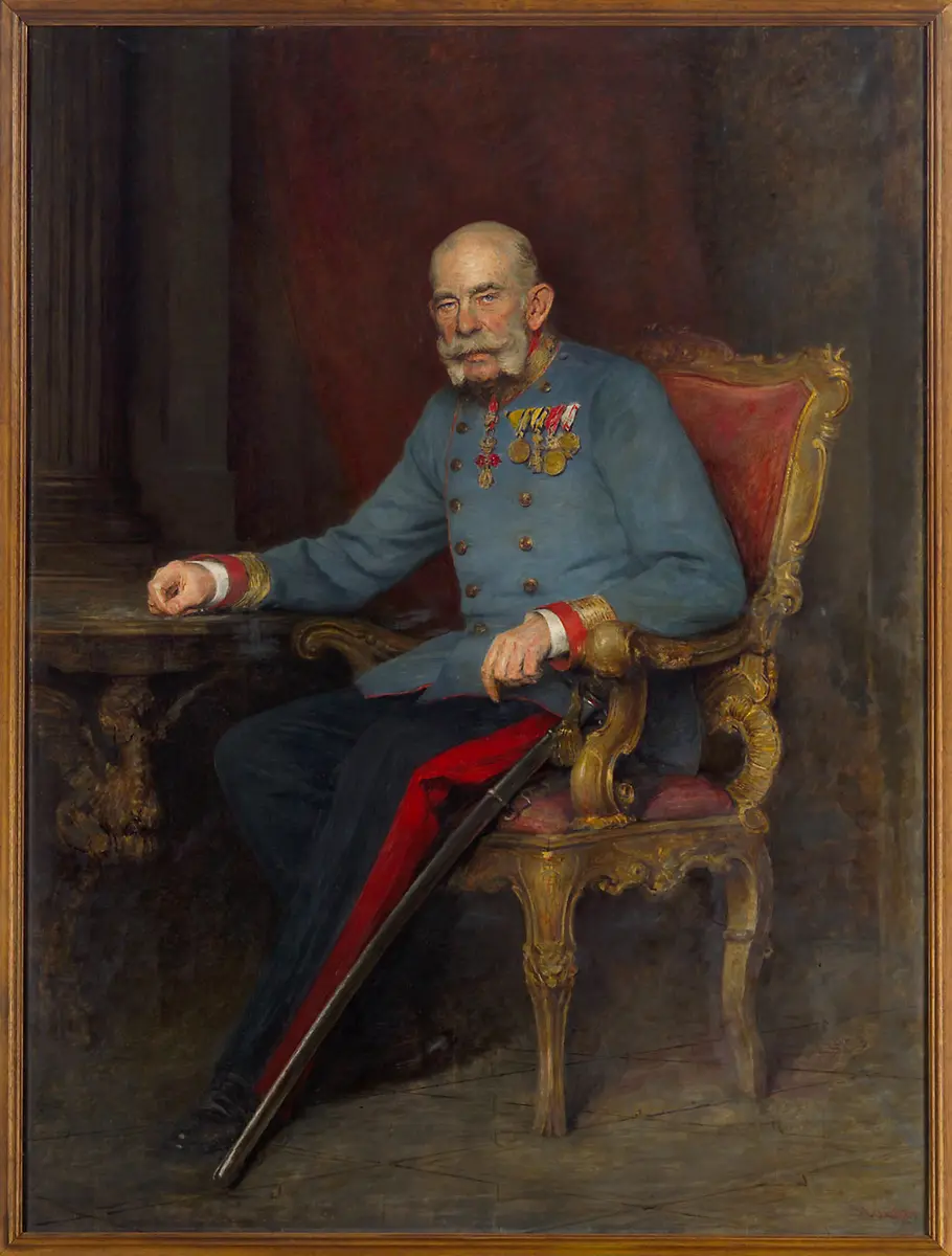 Kaiser Franz Joseph I. (1830-1916) sitzend