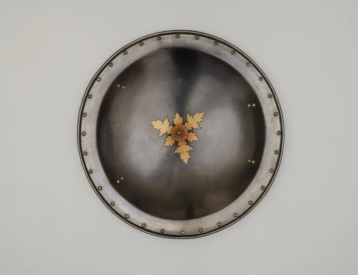 Rundschild der Fugger-Garnitur
