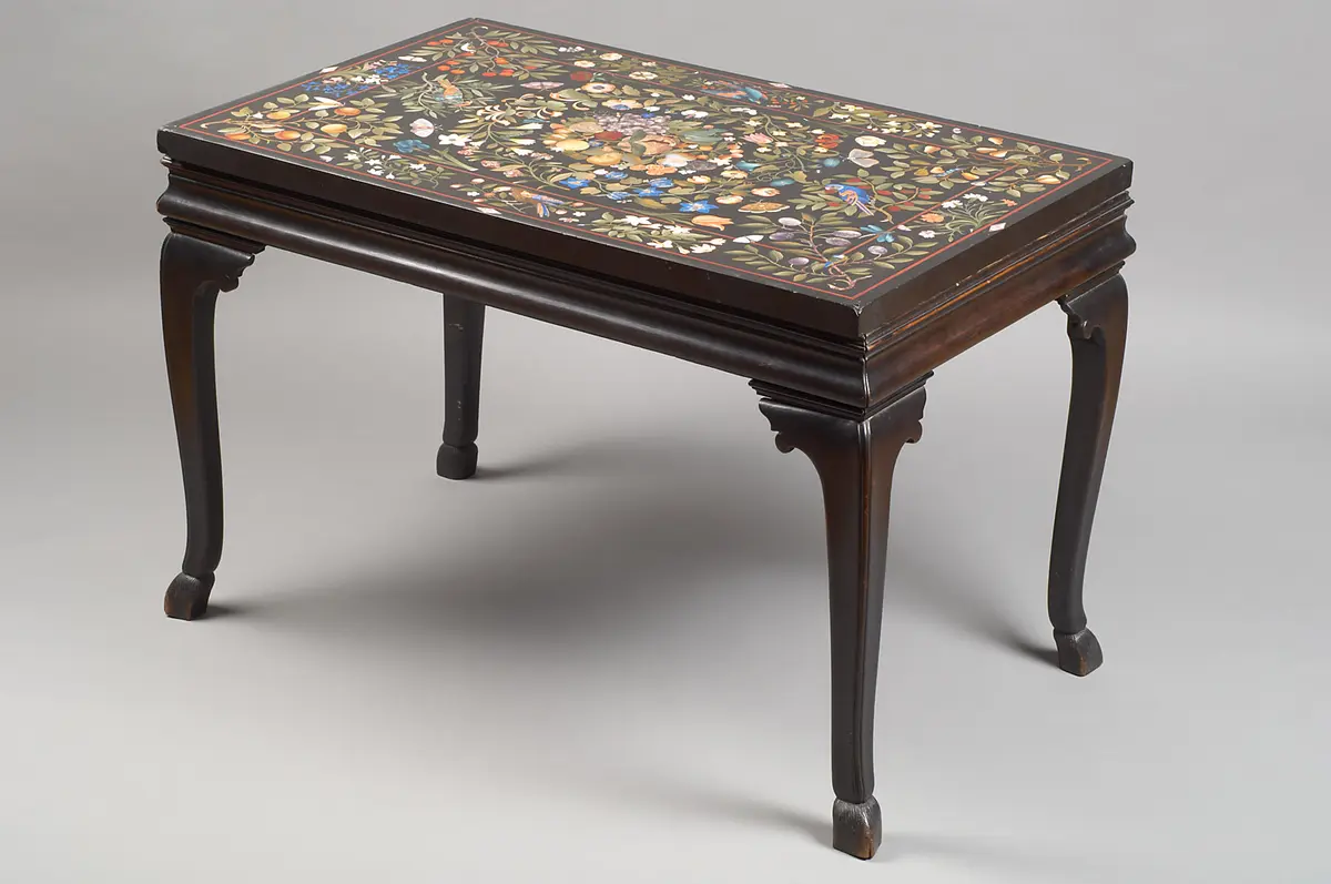 Tabletop with Pietra Dura Inlays