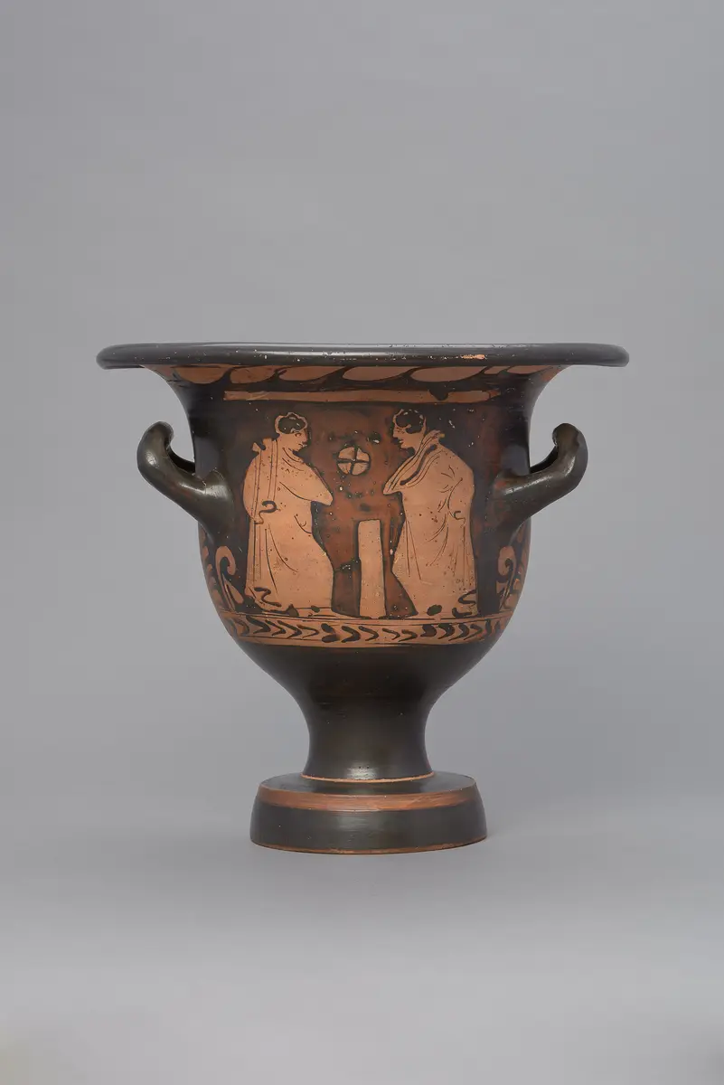 Mänade und Satyr