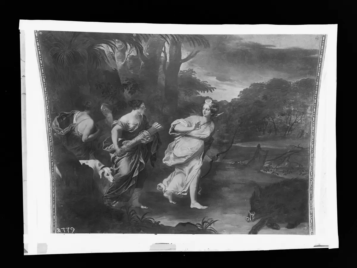 Planetensaal: Diana die Mondgöttin