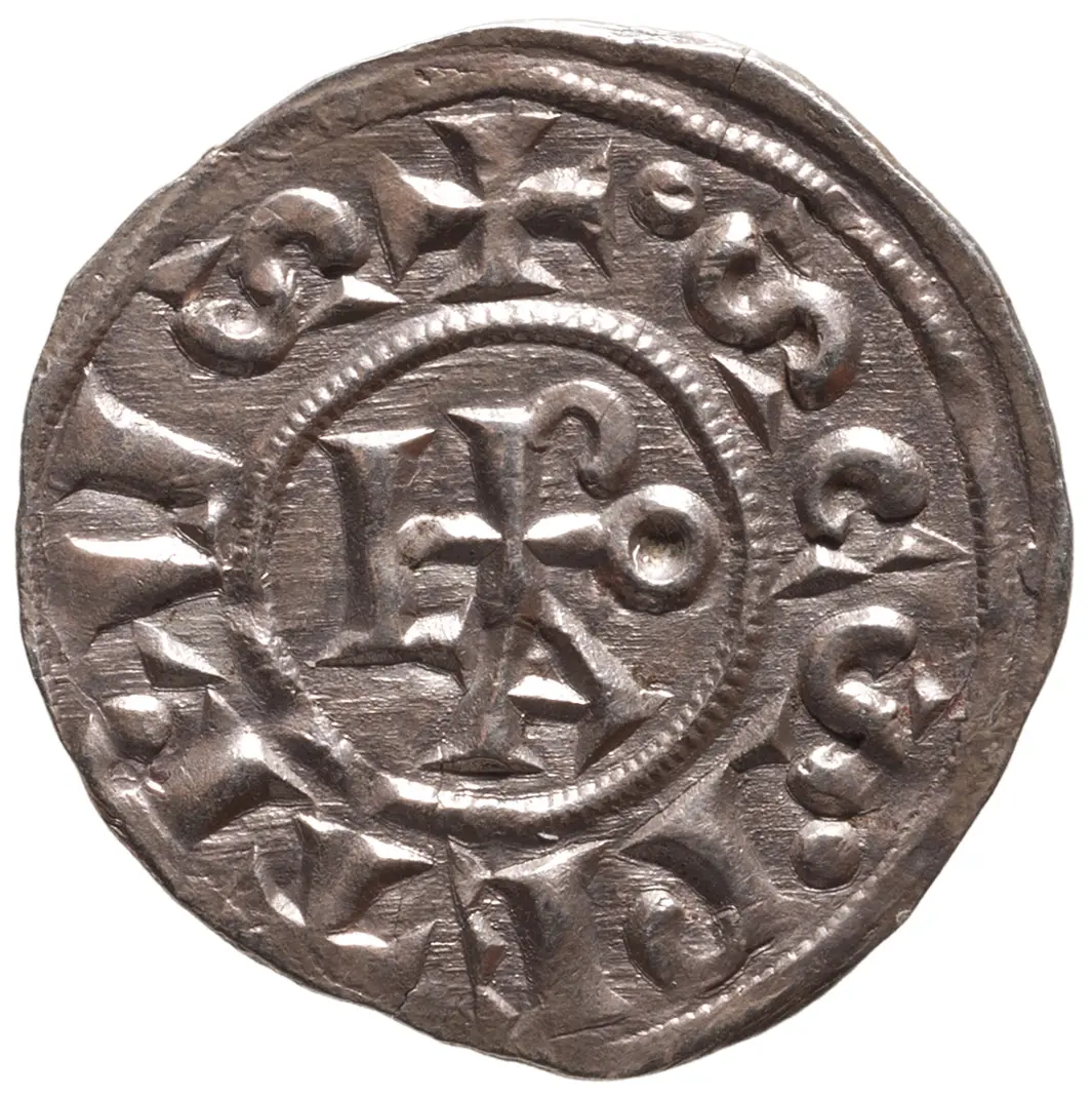 Patrimonium Petri: Leo IV. (847–855) mit Lothar I. (817/23–855)