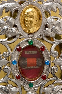 Theka (Reliquiar) mit einer Reliquie des hl. Clemens Maria Hofbauer