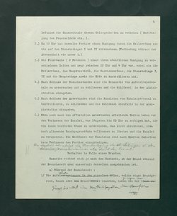 Entwurf einer Feuerlöschordnung für das Kunsthistorische Museum, 1926
