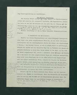 Entwurf einer Feuerlöschordnung für das Kunsthistorische Museum, 1926