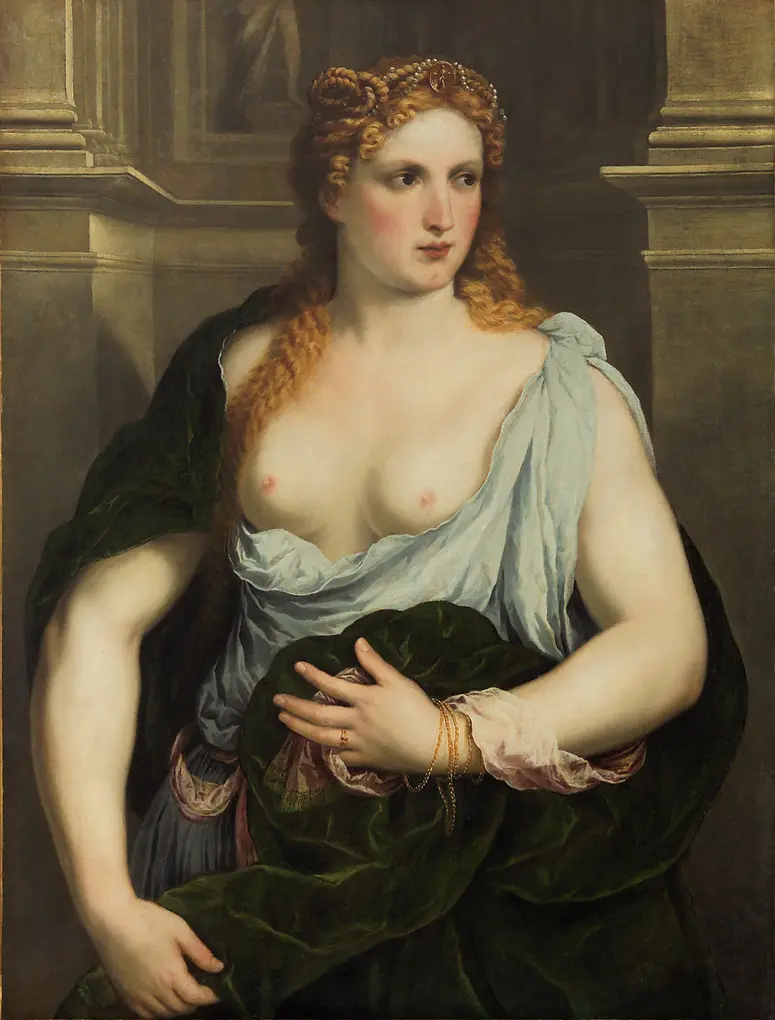 Portrait of a Young Woman in a Green Coat