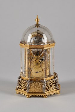 Sogenannte Wiener Kristalluhr; Tischuhr