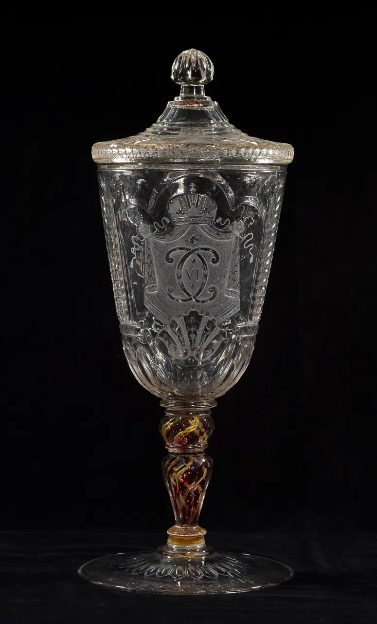Lidded Goblet with the Initials of Emperor Charles VI