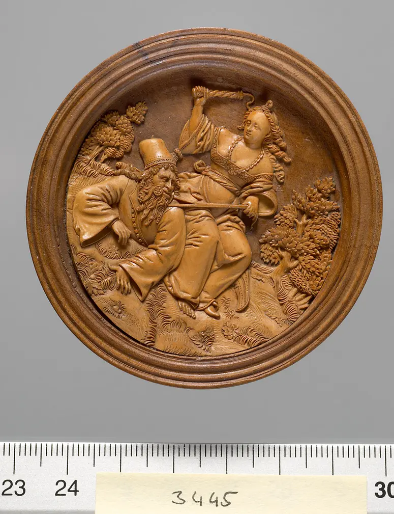 Aristoteles und Phyllis; Spielstein für das Brettspiel für den
