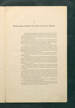 Bestimmungen für den Dienstbetrieb in den kunsthistorischen Sammlungen des Allerhöchsten Kaiserhauses