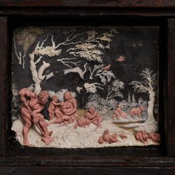 Tafel mit 60 Szenen aus den Metamorphosen des Ovid