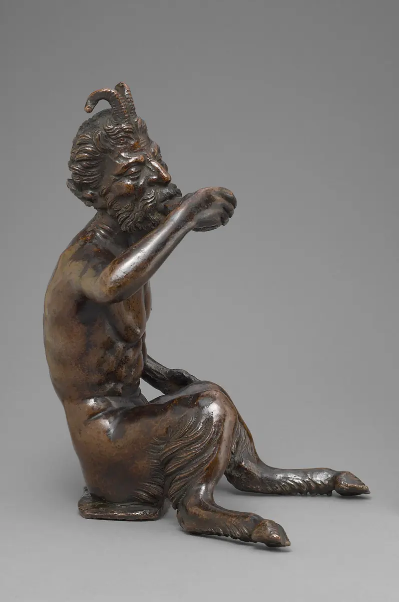 Trinkender Satyr