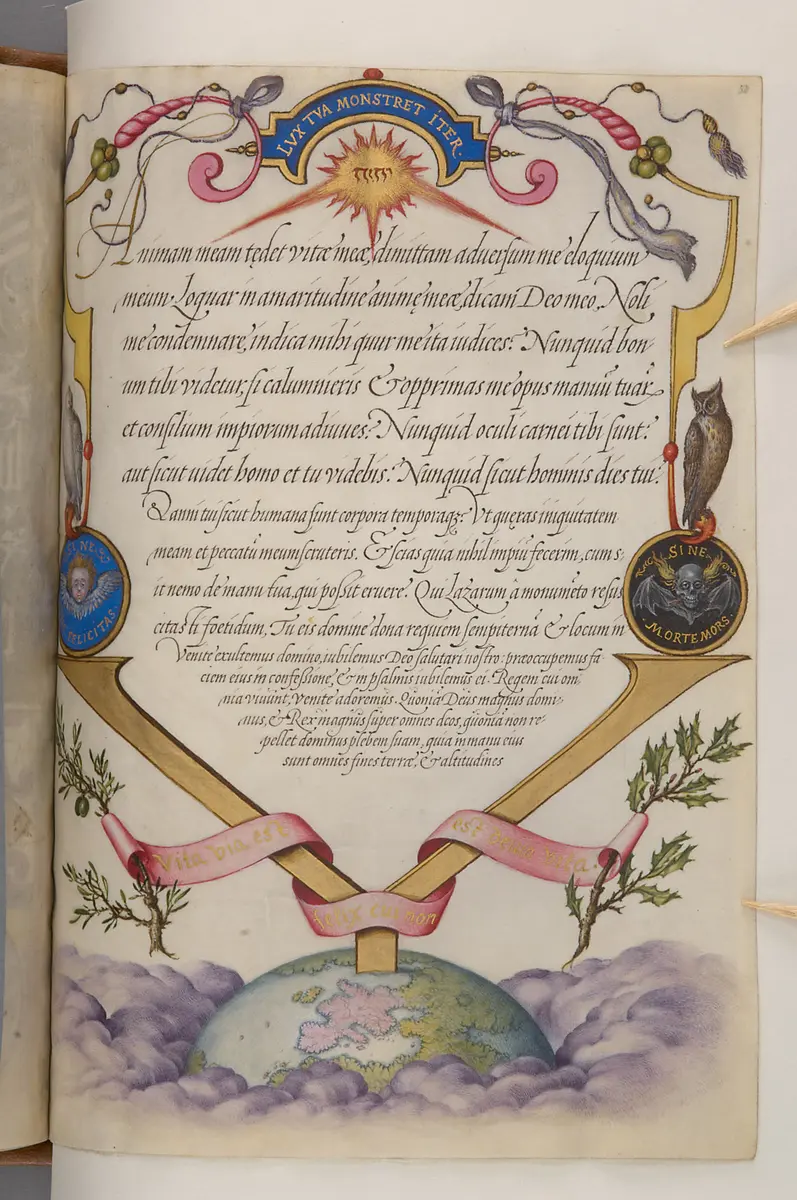 Schriftmusterbuch; 127 Blatt Pergament
