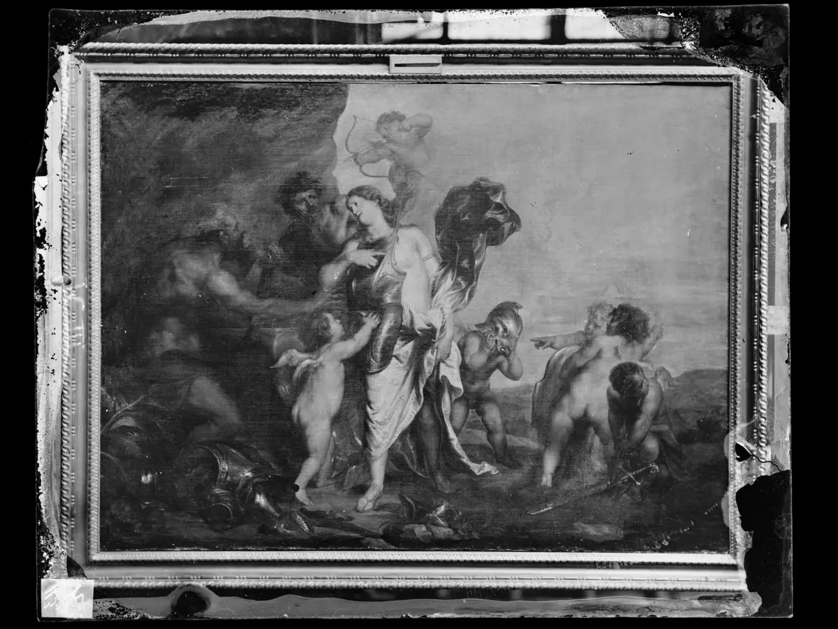 Thetis empfängt von Hephaistos die Waffen für Achill