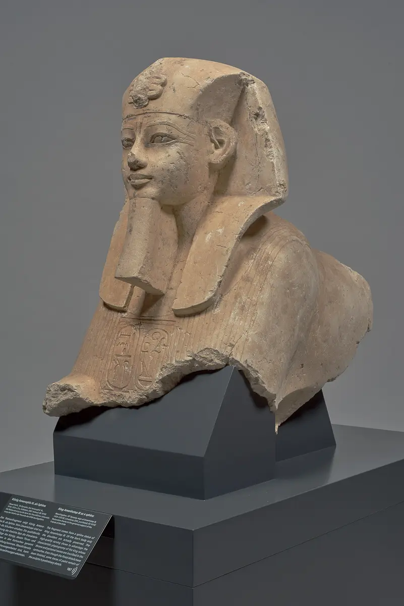 Vorderteil eines Sphinx Amenophis' III.