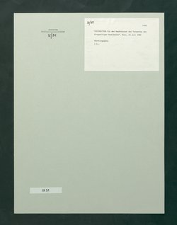 Instruktion für den Nachtdienst des Torwartes des ringseitigen Vestibüles