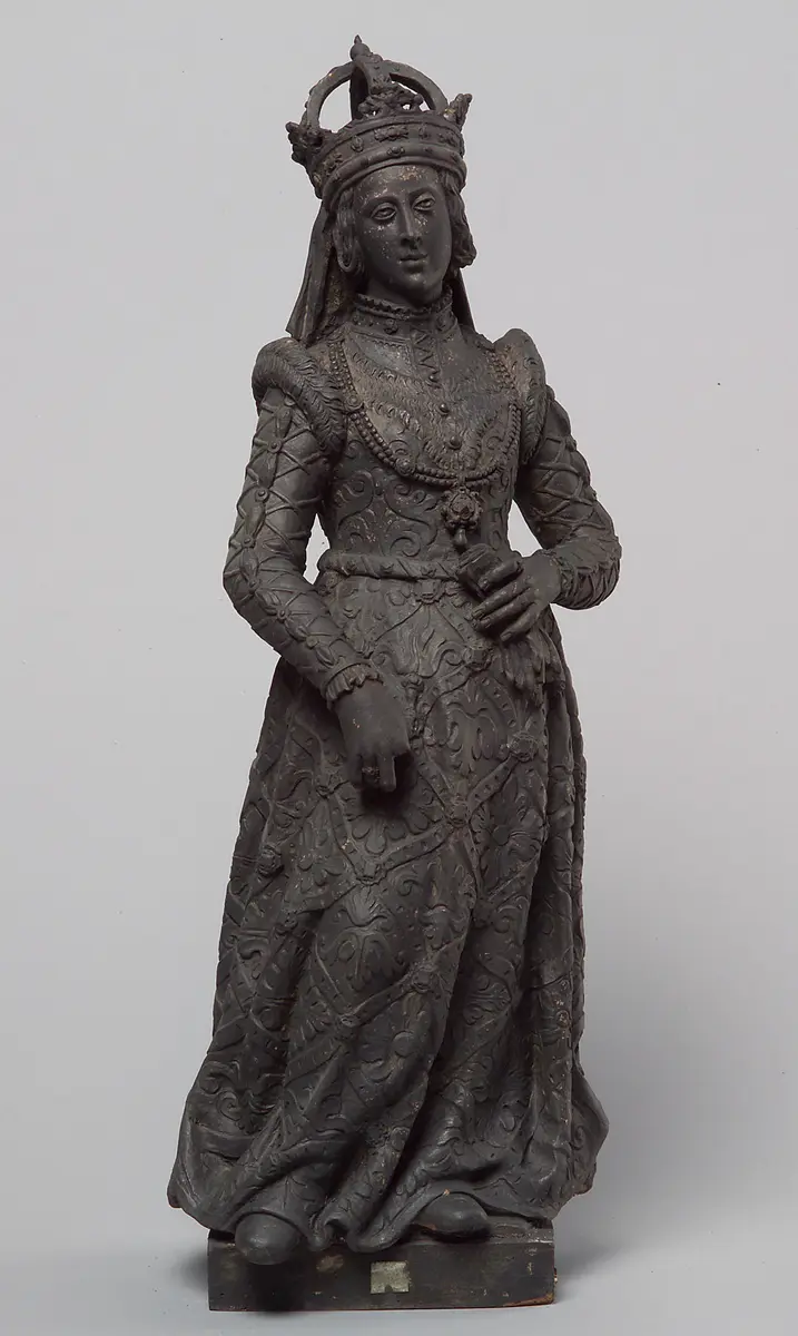 Gertrud (Anna) von Hohenberg, Terracotta, Statue, Statuette