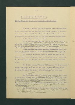Feuerlöschordnung für das Kunsthistorische Museum