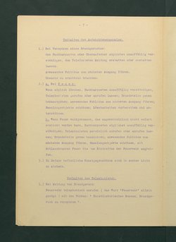 Feuerlöschordnung für das Kunsthistorische Museum, 1927