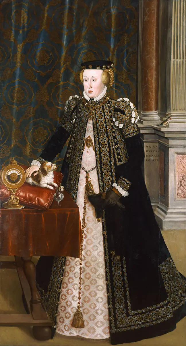 Erzherzogin Anna (1528-1590), Bildnis in ganzer Figur