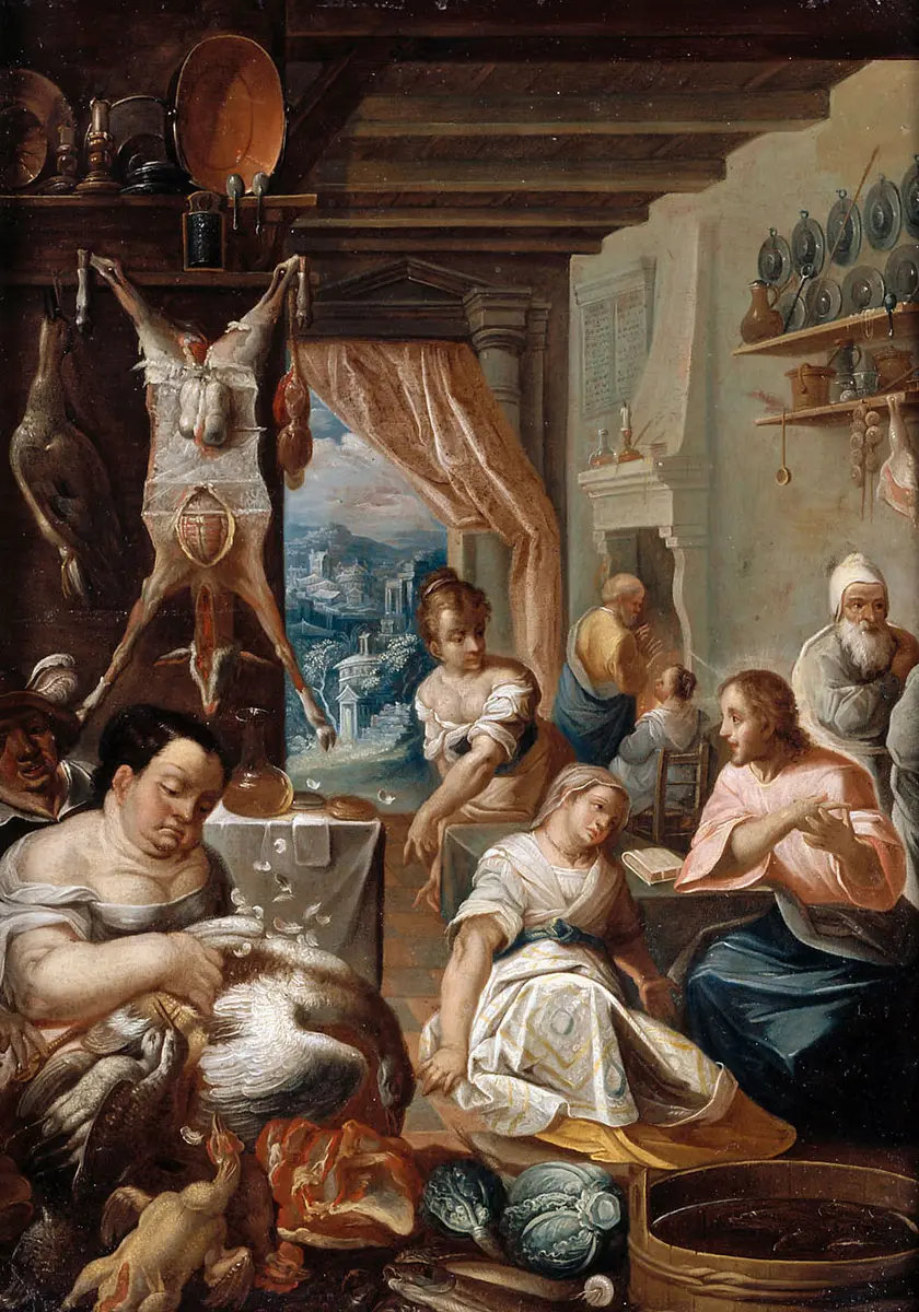 Christus im Haus von Maria und Martha
