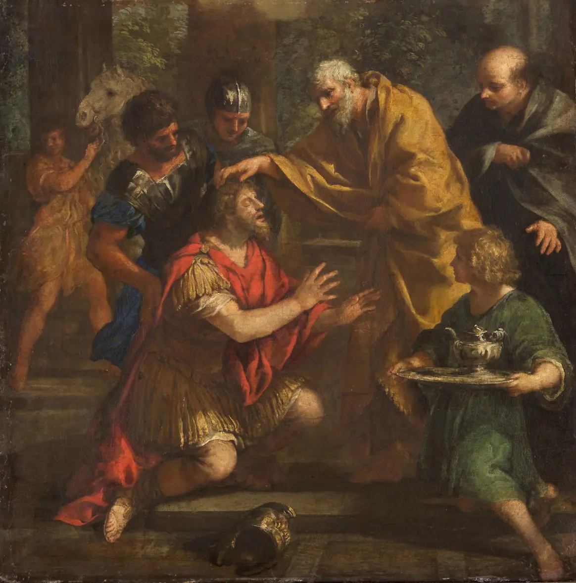 Paulus erhält durch Ananias sein Augenlicht wieder