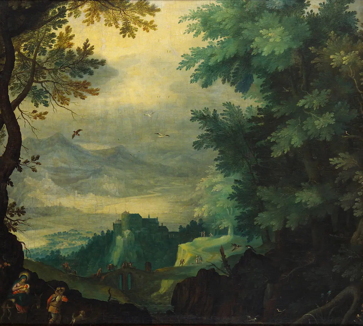 Landschaft mit der Flucht nach Ägypten