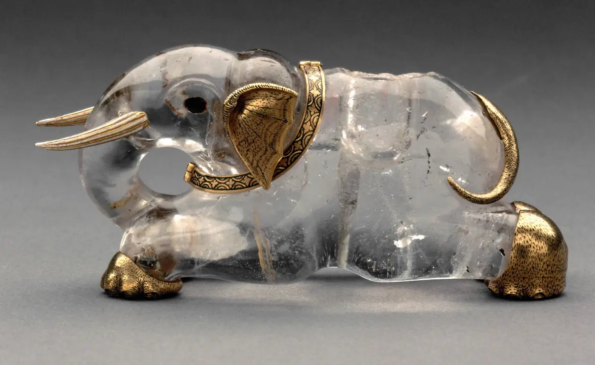 Elefant mit Salzfaß 