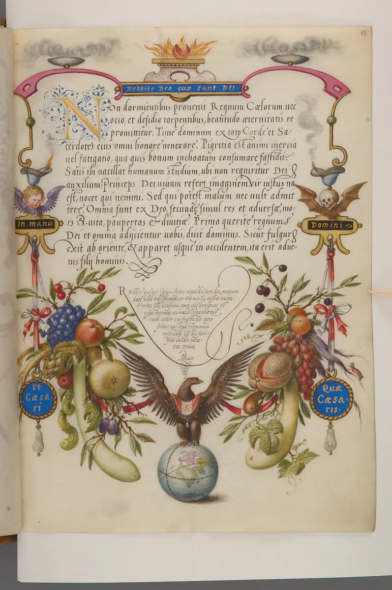 Schriftmusterbuch; 127 Blatt Pergament