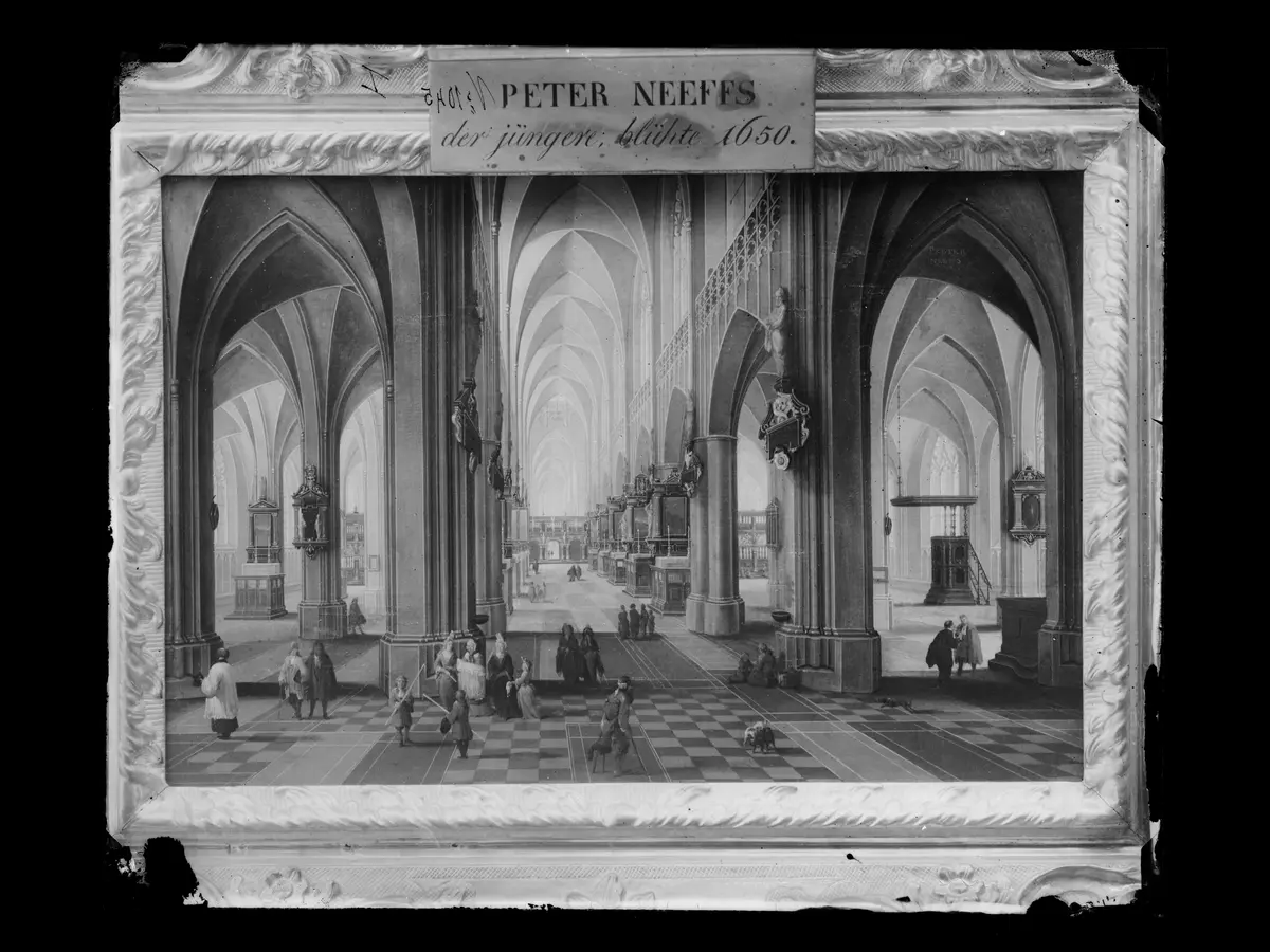 Innenansicht der Kathedrale Nôtre Dame zu Antwerpen