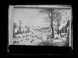 Winterlandschaft mit Vogelfalle