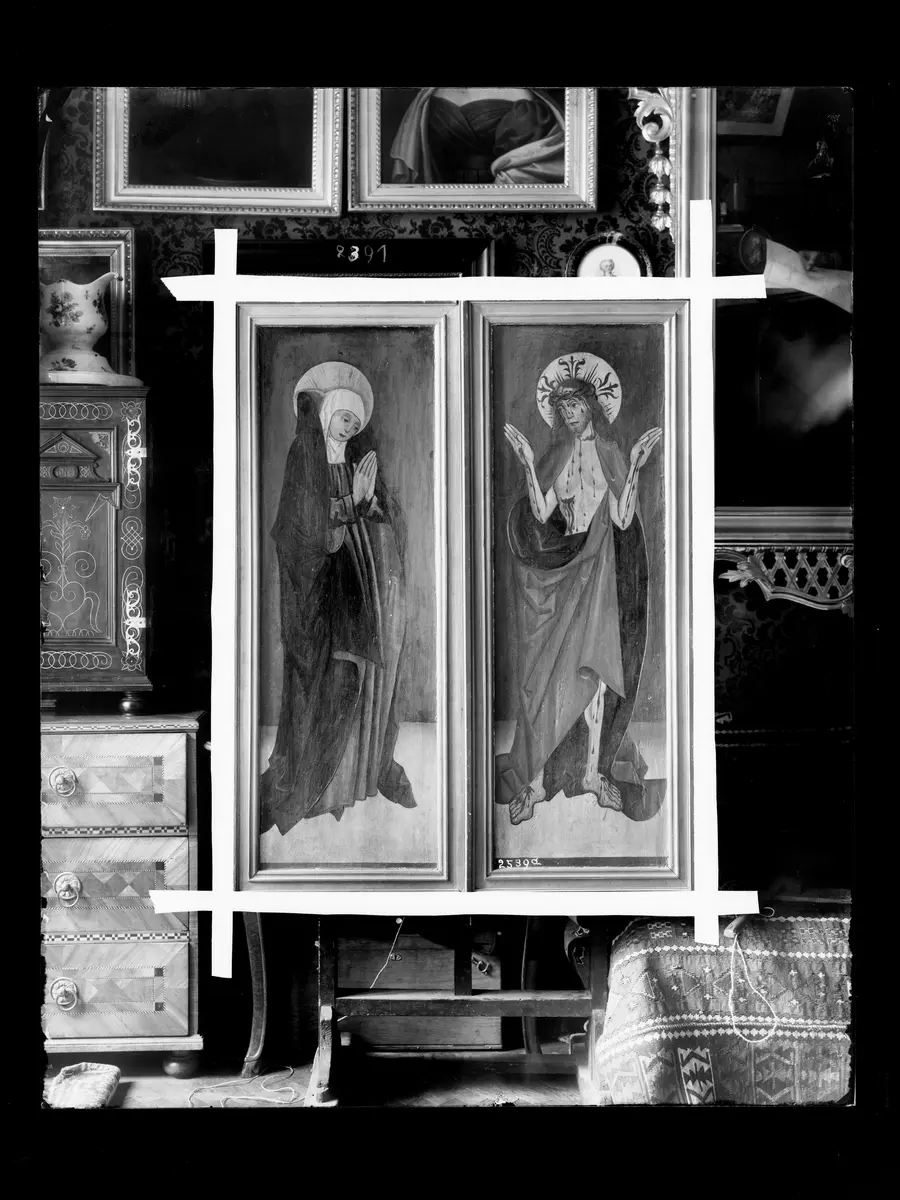 Maria und Christus als Schmerzensmann