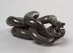 Tierabguss, Zwei Schlangen, Schlangen, Serpentin