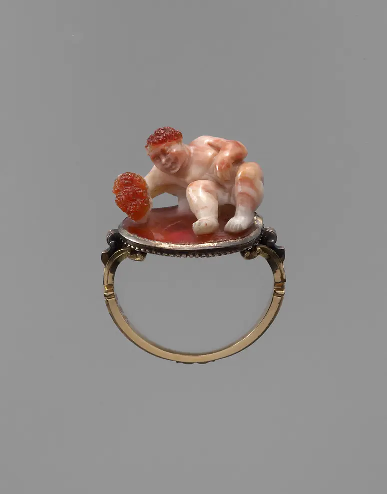 Ring with the Young Bacchus