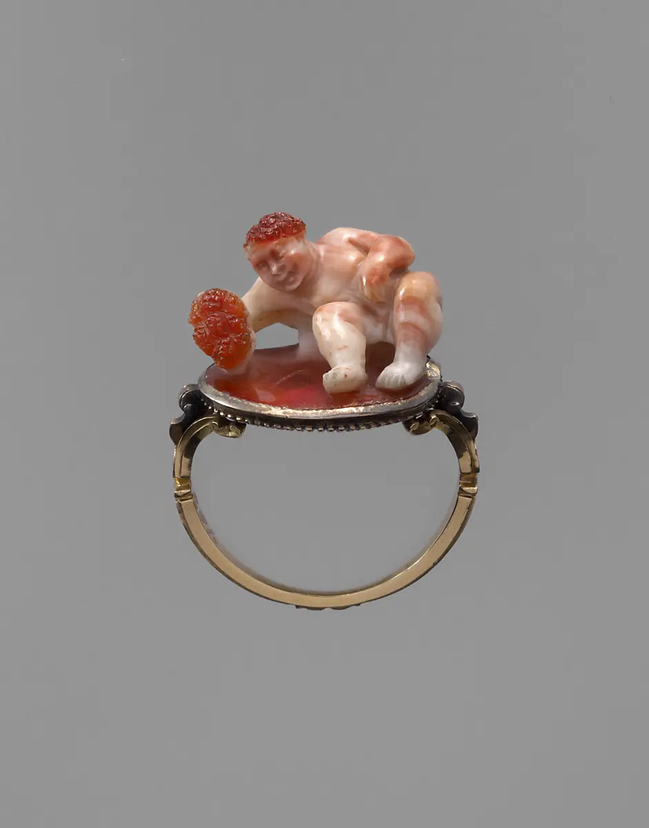 Ring with the Young Bacchus